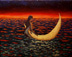 She Plucked The Moon From The Sky To Use As Her Boat